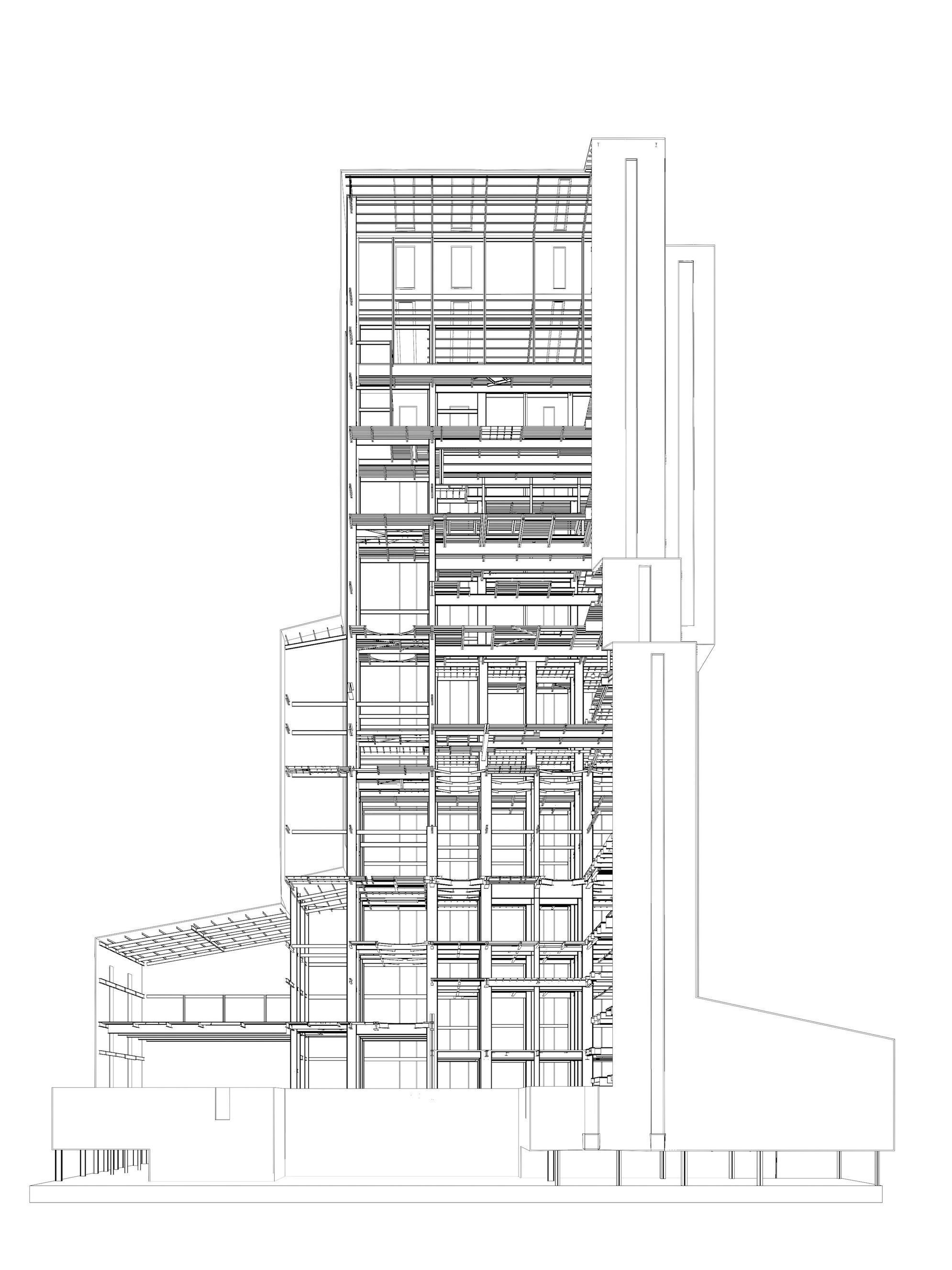 Factory tower in cutaway section 25i06 3D model_9