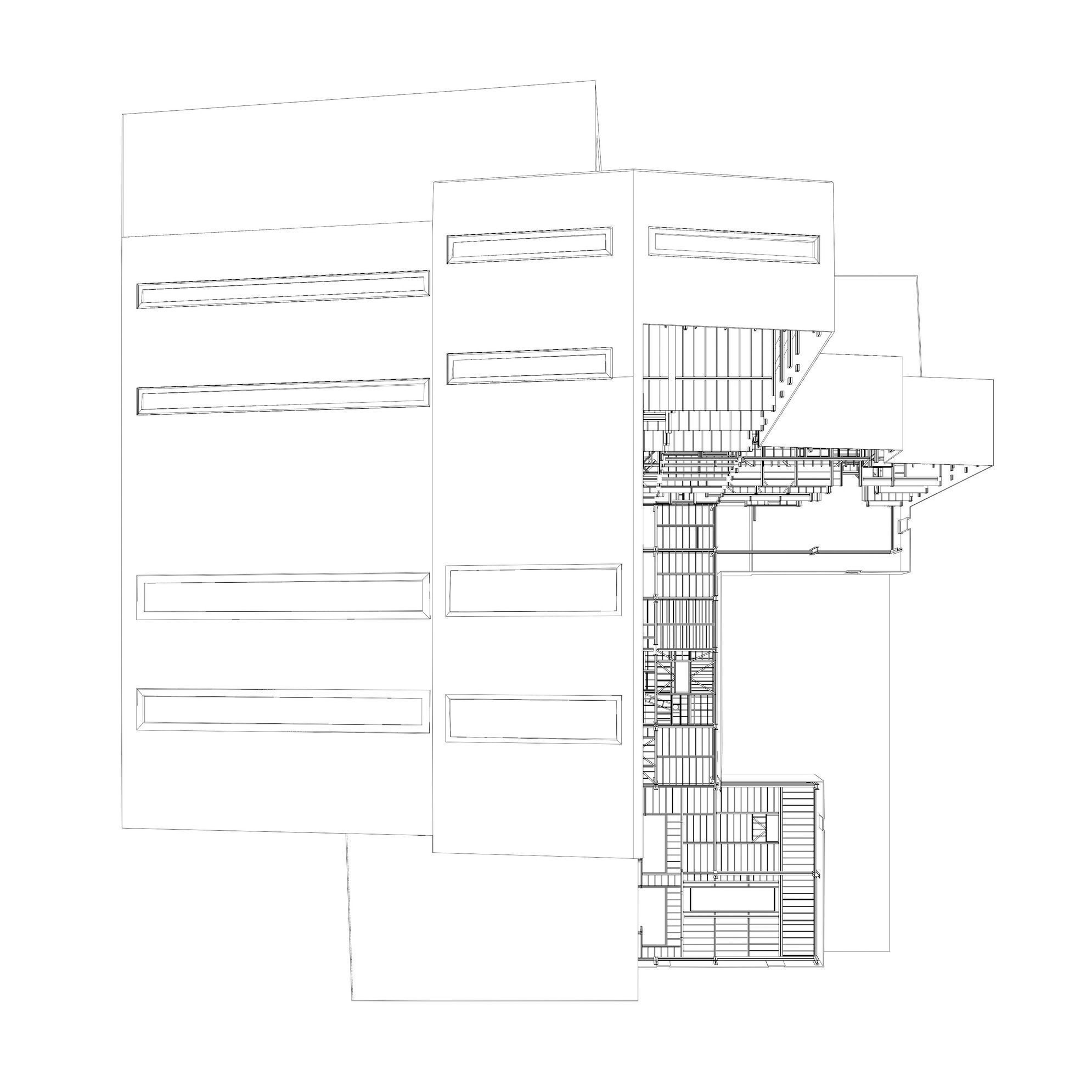 Factory tower in cutaway section 25i06 3D model_7