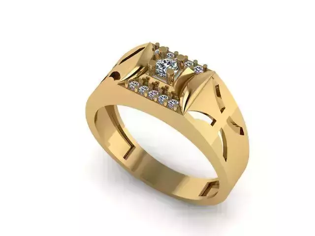 Men ring for daimonds ready to print