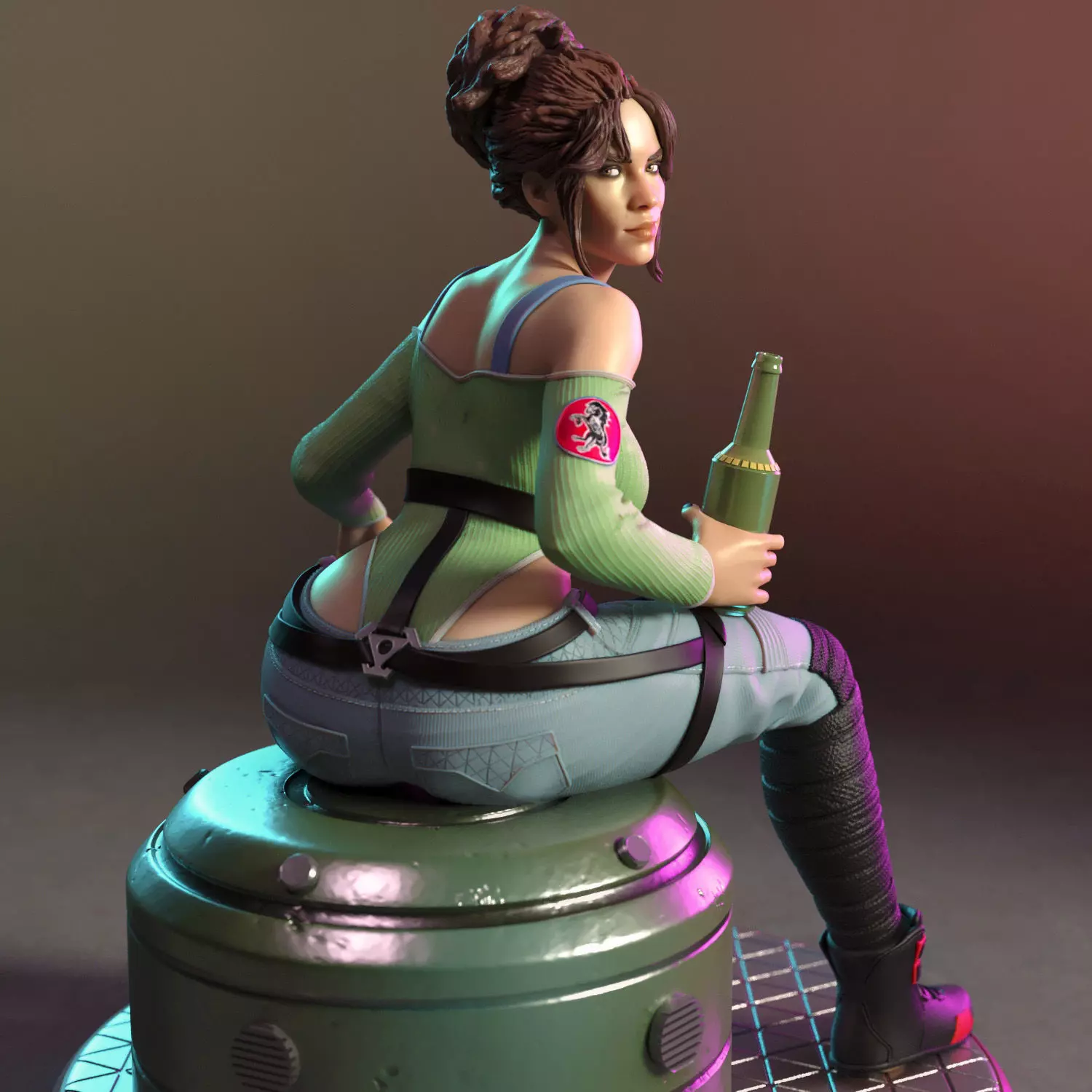 Panam Palmer from Cyberpunk 2077 3D print model