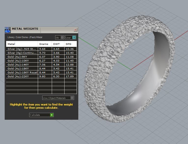 Texture Wedding Ring 3D print model_5