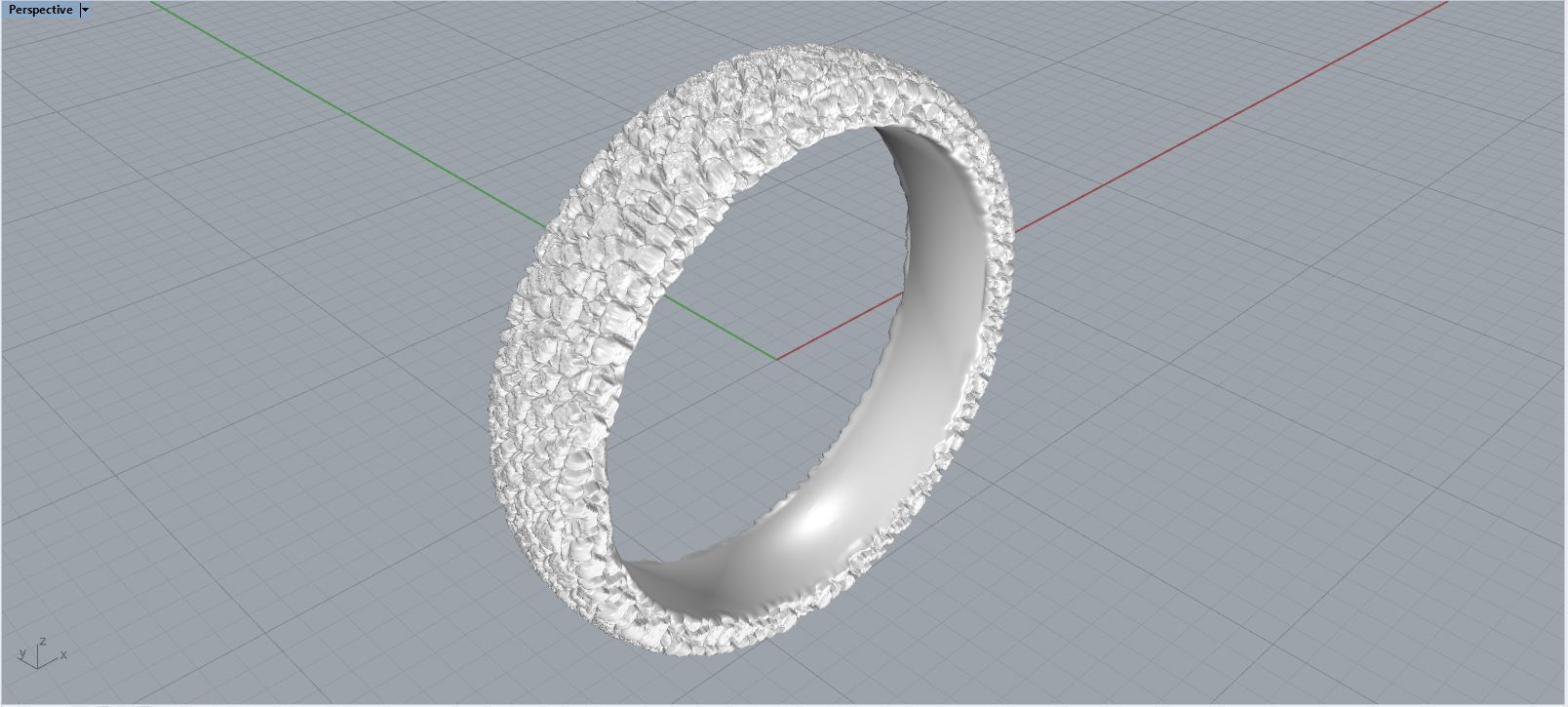  Texture Wedding Ring 3D print model_4