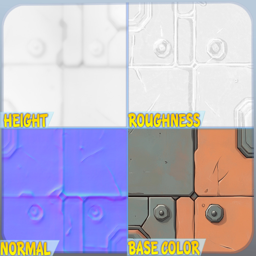 SciFi Seamless Texture Texture_1