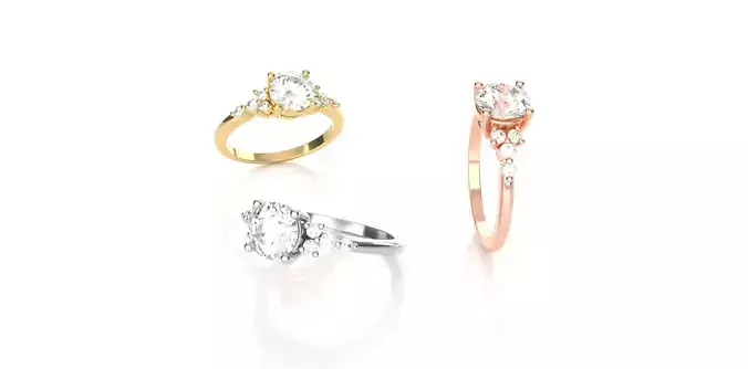 Round Diamond Engagement Ring