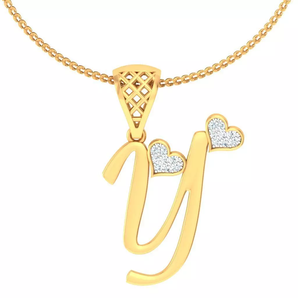 Heart Pendant Render 3dm STL OBJ FBX Details 3D print model_0