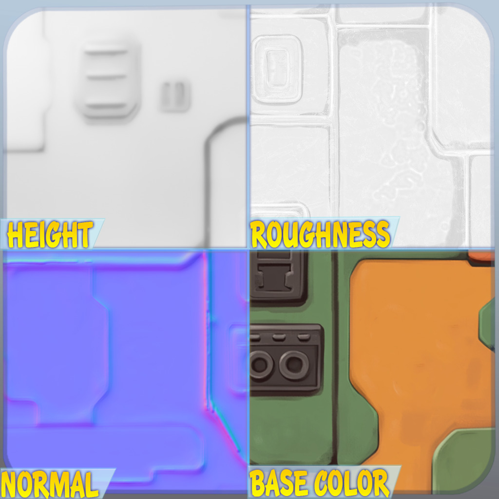 SciFi Seamless Texture Texture_1