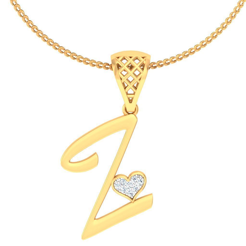 Heart Pendant Render 3dm STL OBJ FBX Details 3D print model_1