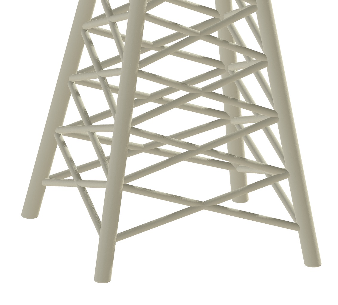 Premium Telecommunication Tower 3D print model_3