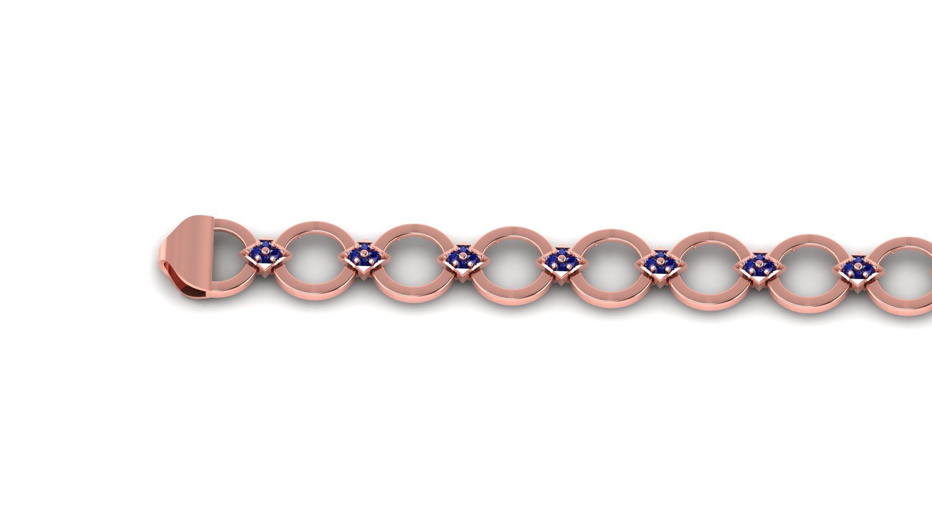 Best Western Type ladies 3d chain or necklace or bracelet 3d 3D print model_2