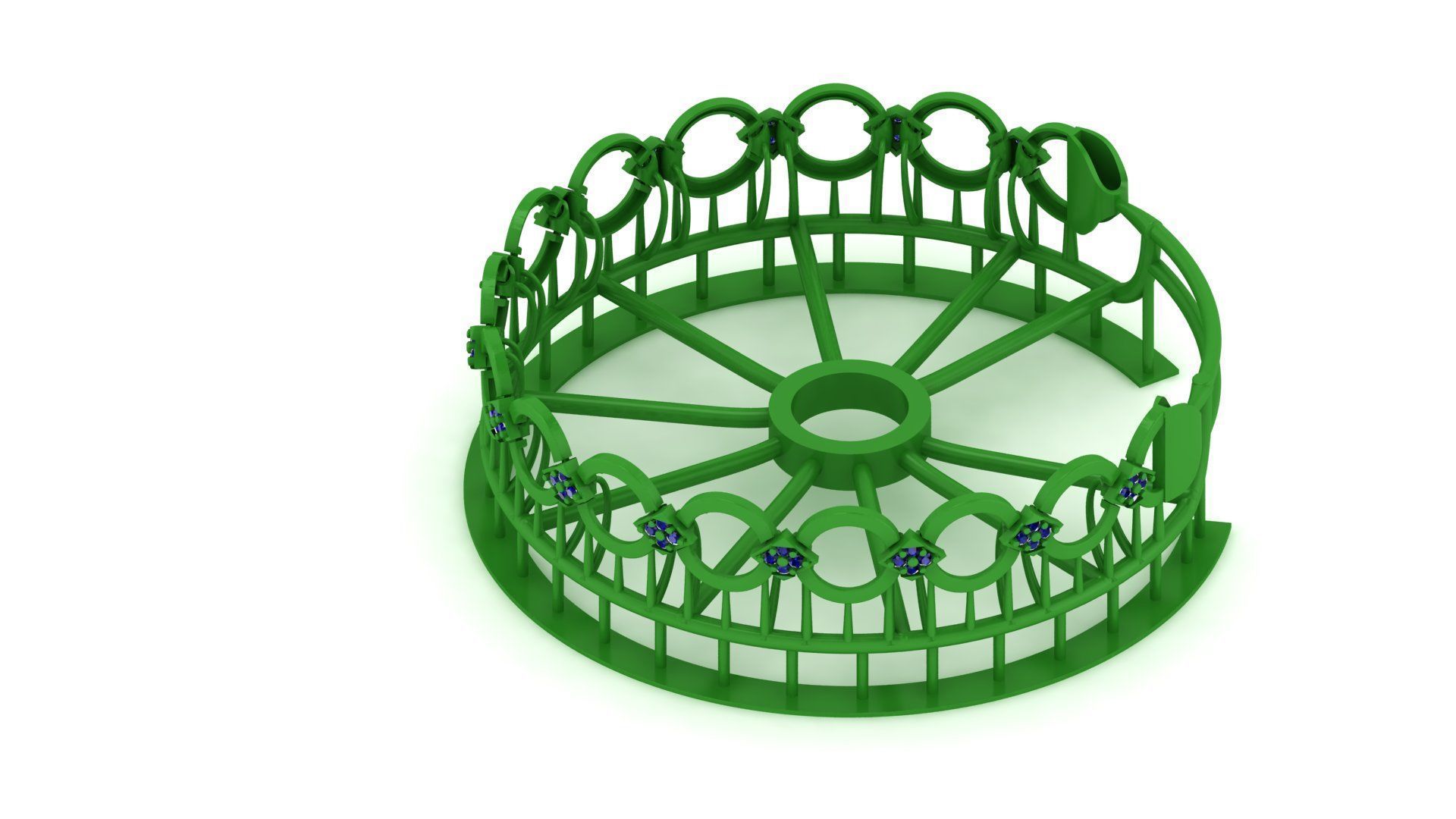 Best Western Type ladies 3d chain or necklace or bracelet 3d 3D print model_3