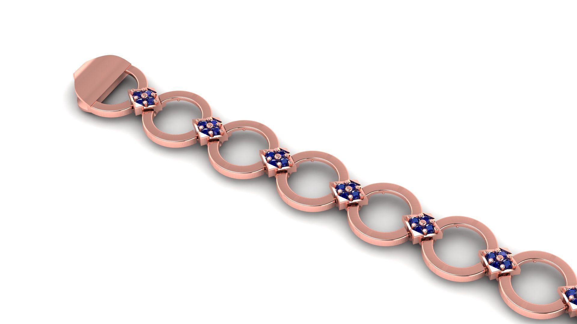 Best Western Type ladies 3d chain or necklace or bracelet 3d 3D print model_1