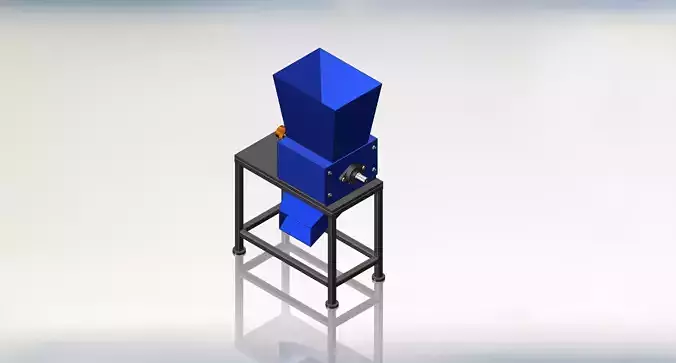 single shaft paper shadder