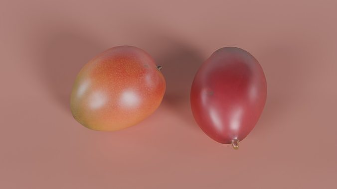 Mango High Quality Low-poly 3D model