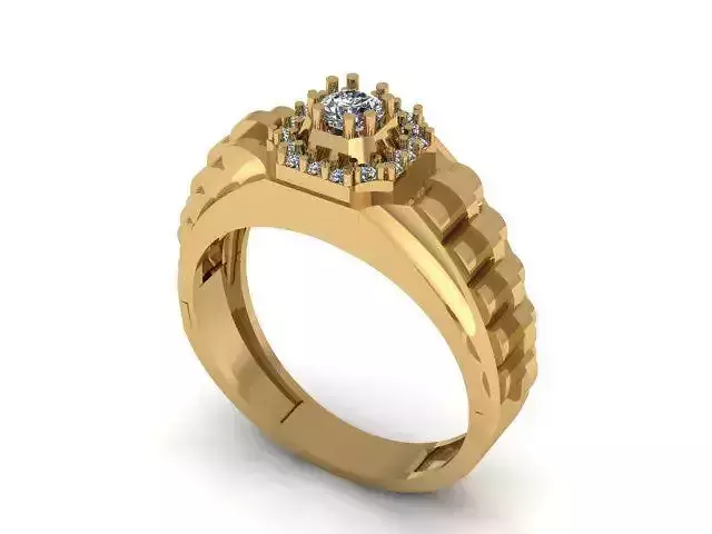 man ring for daimonds ready to print