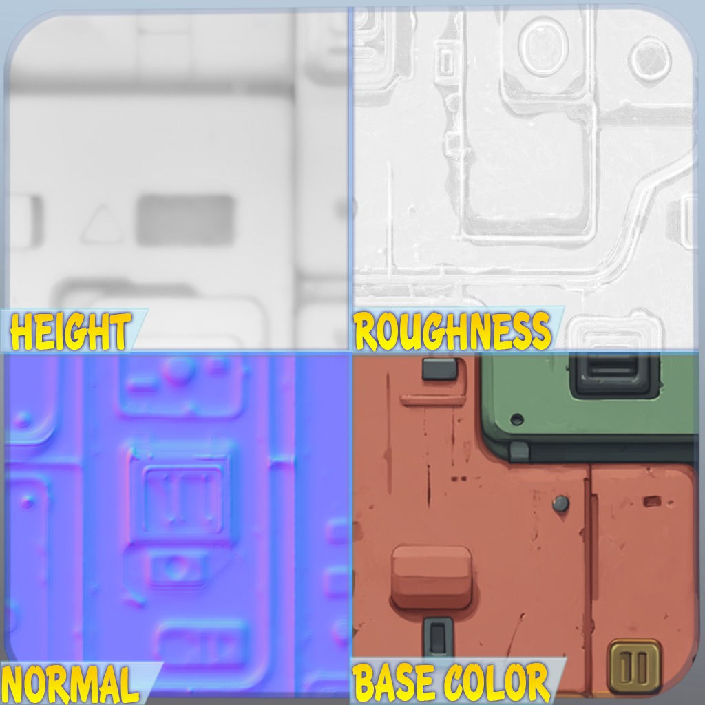 SciFi Seamless Texture Texture_1