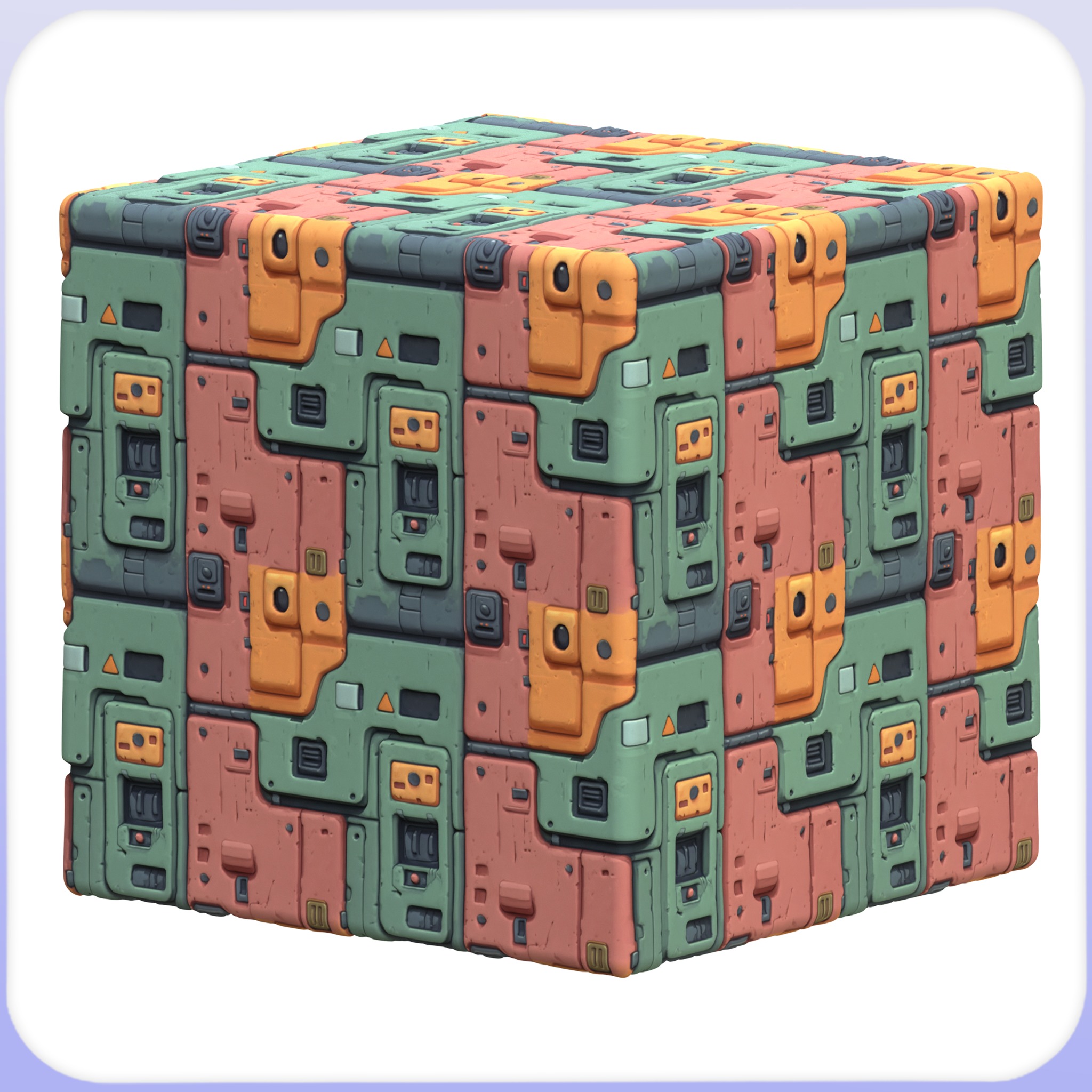 SciFi Seamless Texture Texture_6