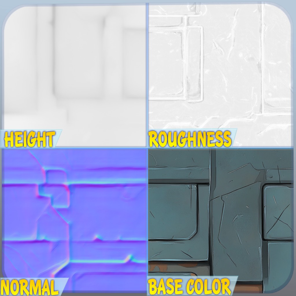 SciFi Seamless Texture Texture_1