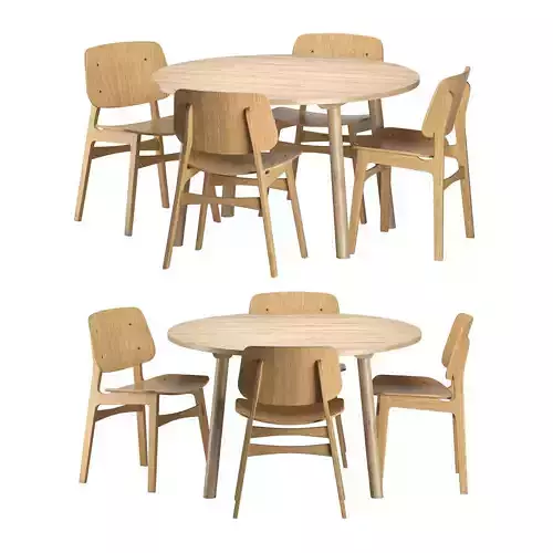 Soborg chair and dining table taro