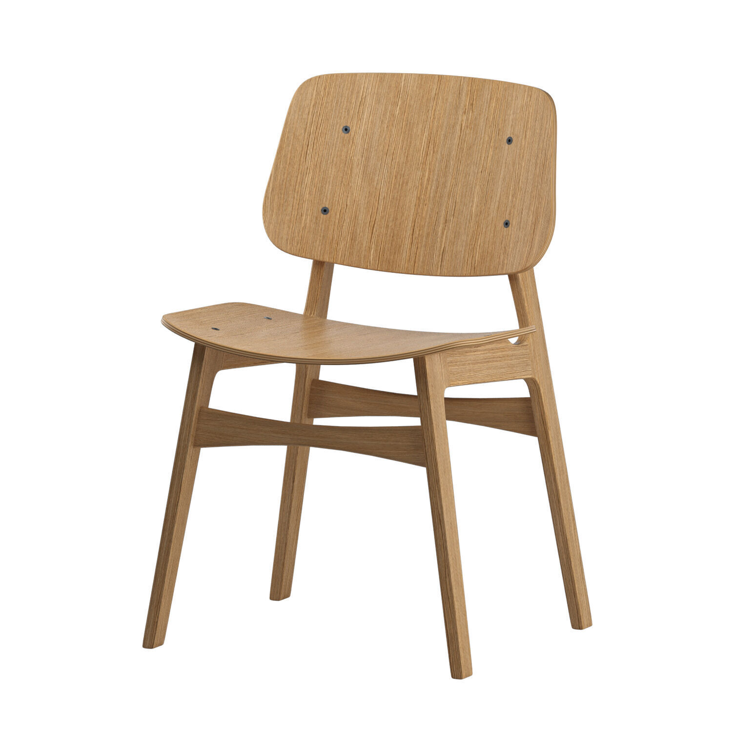 Soborg chair and dining table taro 3D model_1