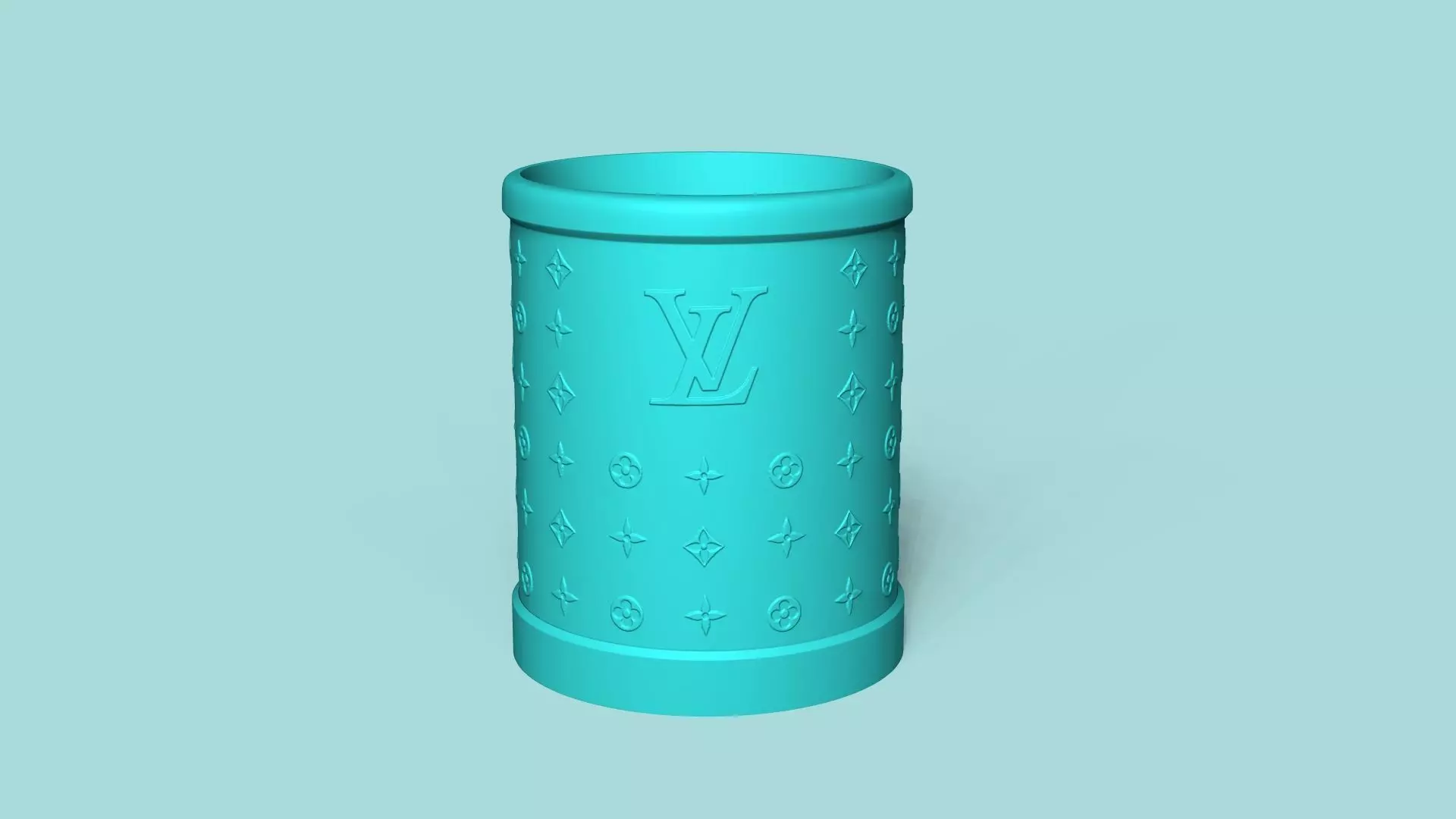Vase 23 Louis Vuitton - Simple Plant Pot - Home Decor 3D print model
