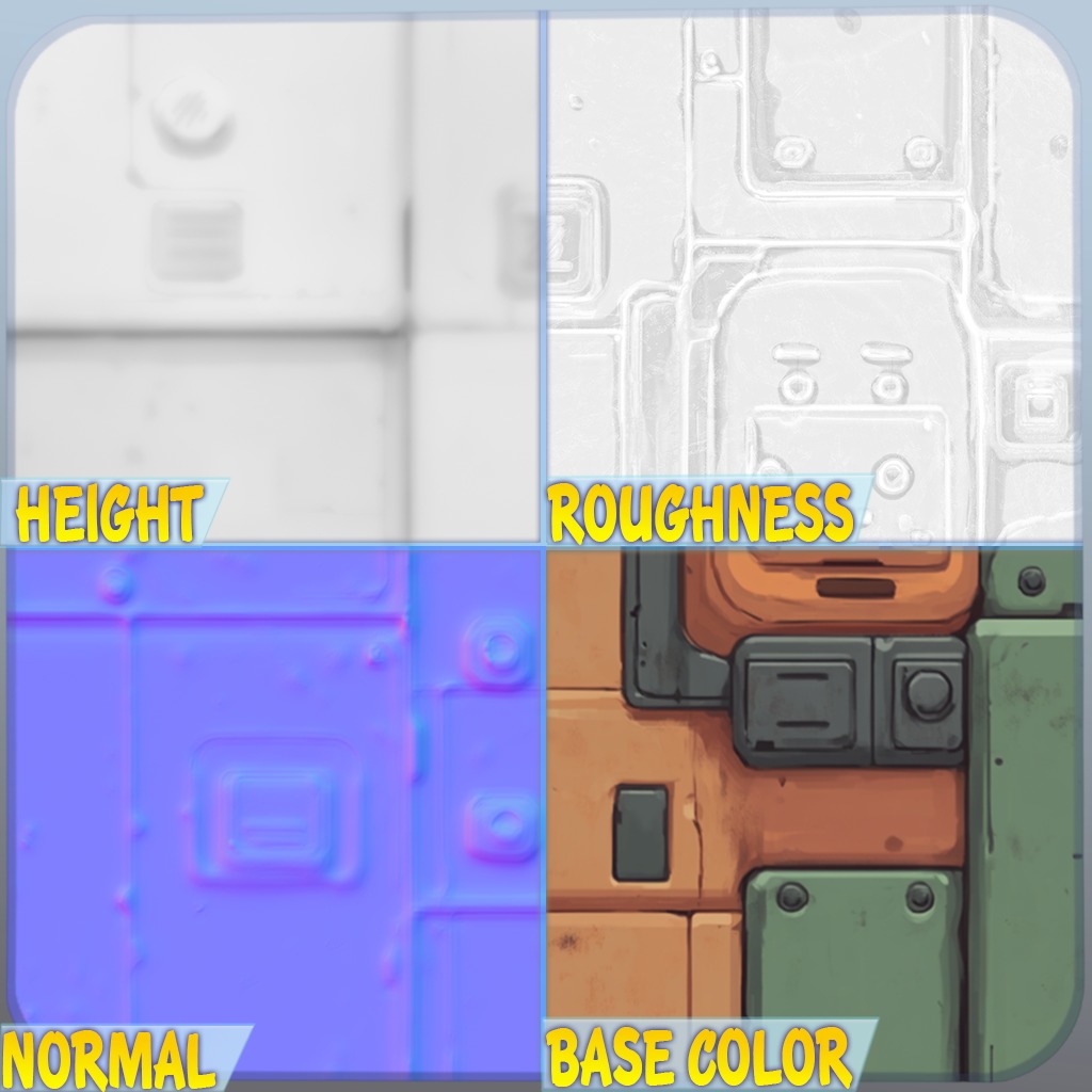 SciFi Seamless Texture Texture_1