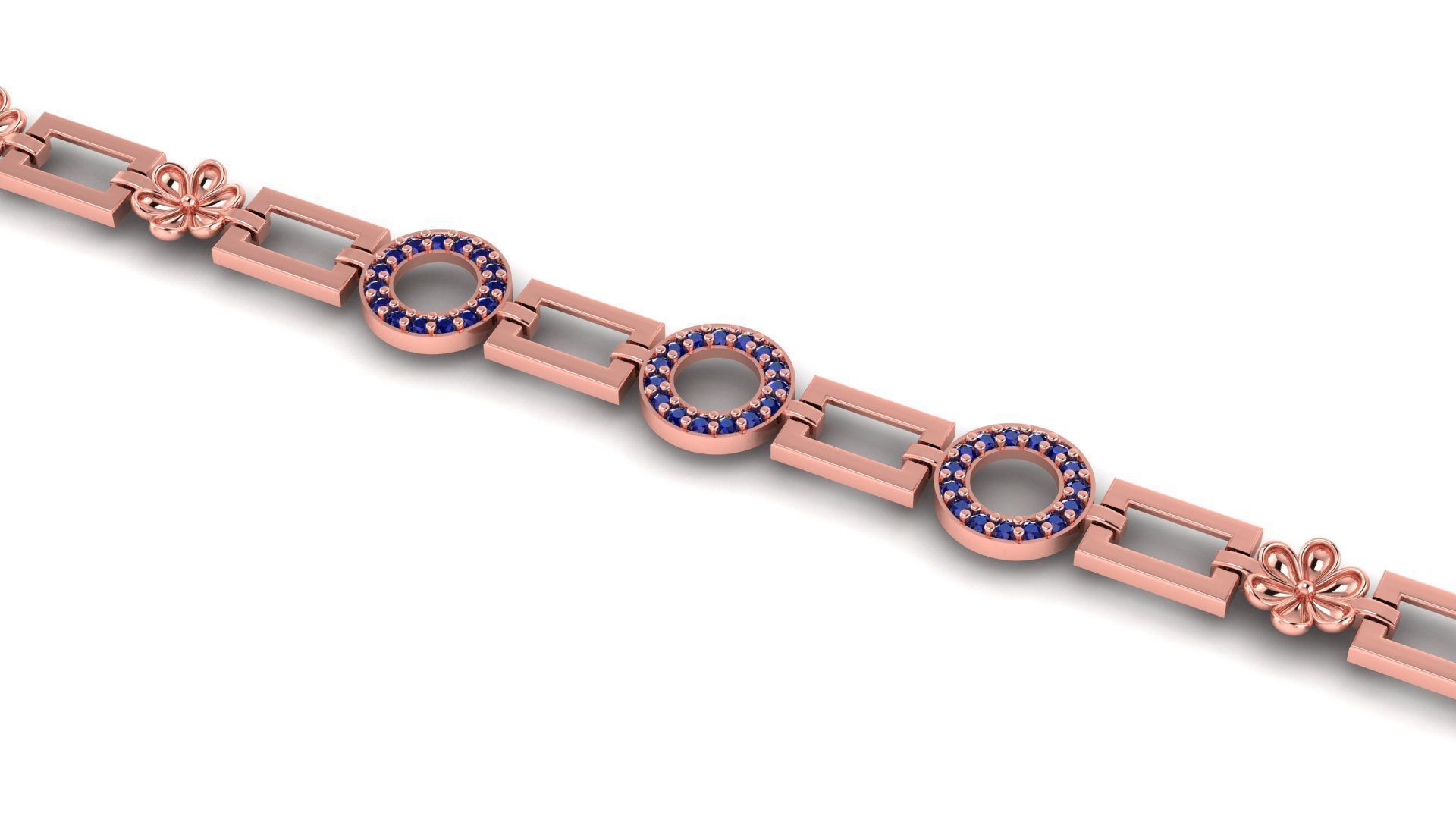 25 Set Best Sold light weight ladies bracelet or necklace 3D Model Collection_9