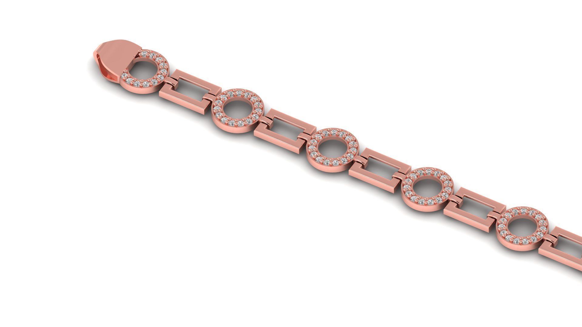 25 Set Best Sold light weight ladies bracelet or necklace 3D Model Collection_7