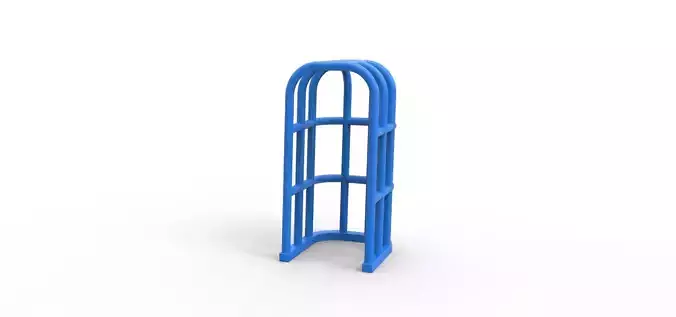 Roll Cage of Pulling Tractor Version 1 Scale 1 to 25