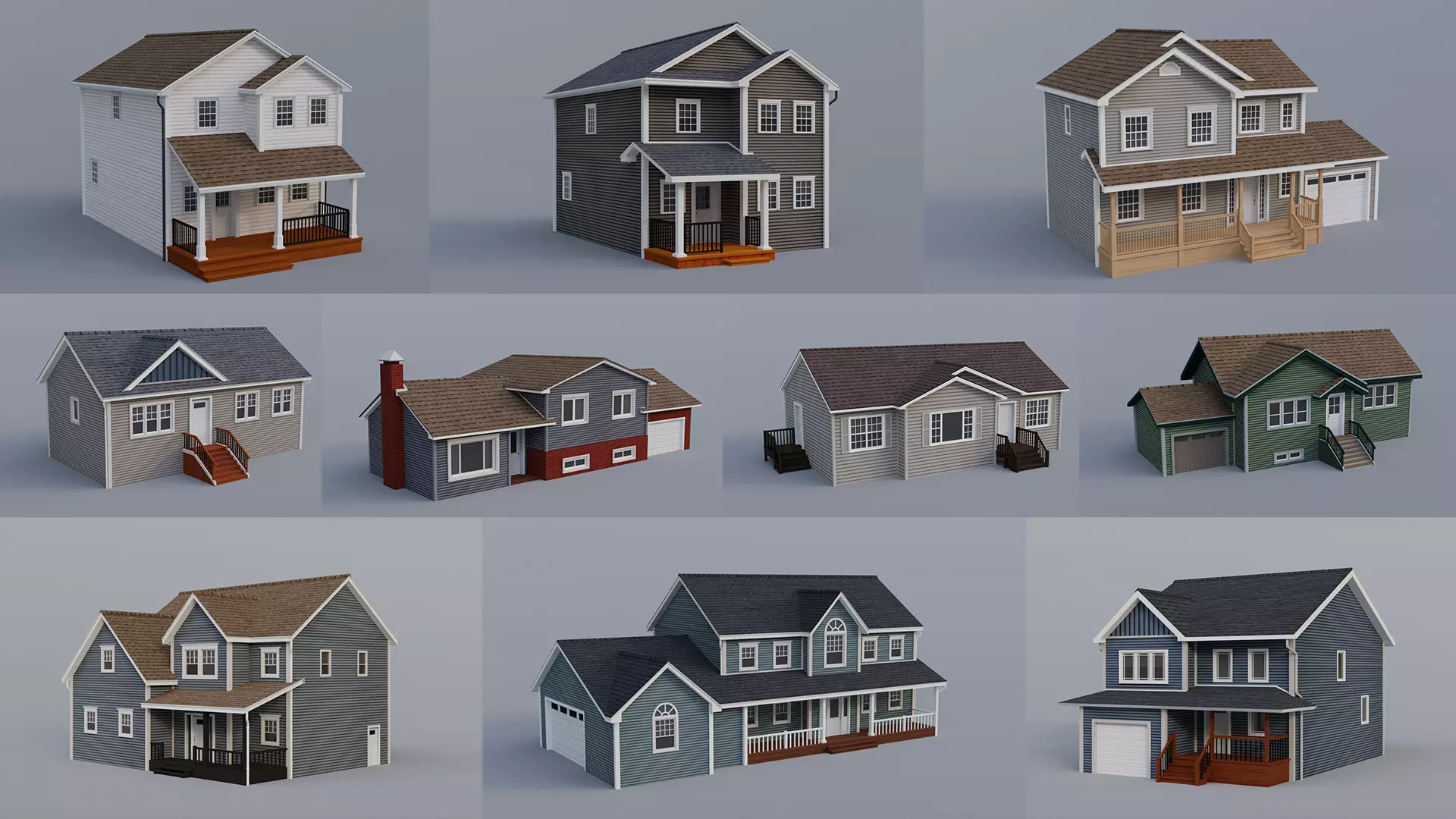 Low Poly House Collection 2 _0