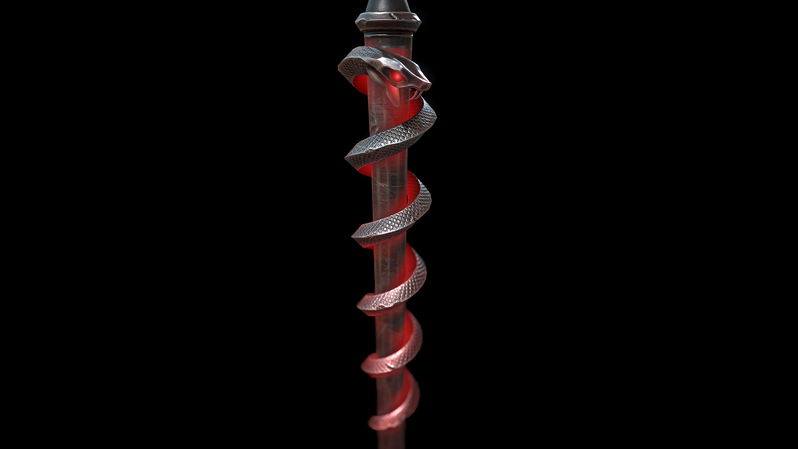 Devils Trident Low-poly 3D model_5