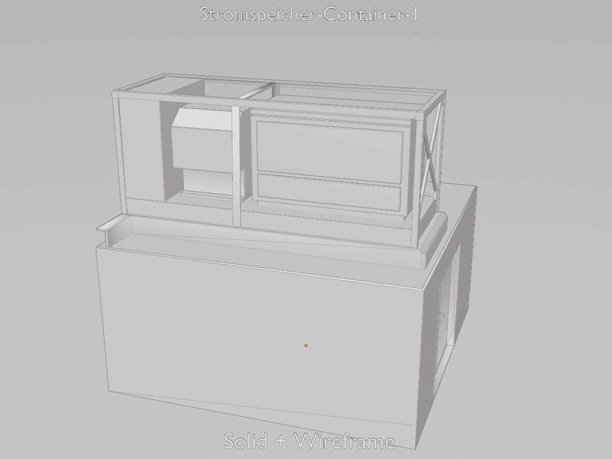 Power storage container 1 Low-poly 3D model_10