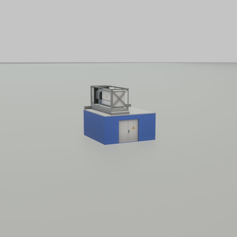 Power storage container 1 Low-poly 3D model_33