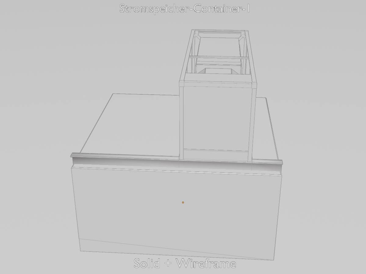 Power storage container 1 Low-poly 3D model_9