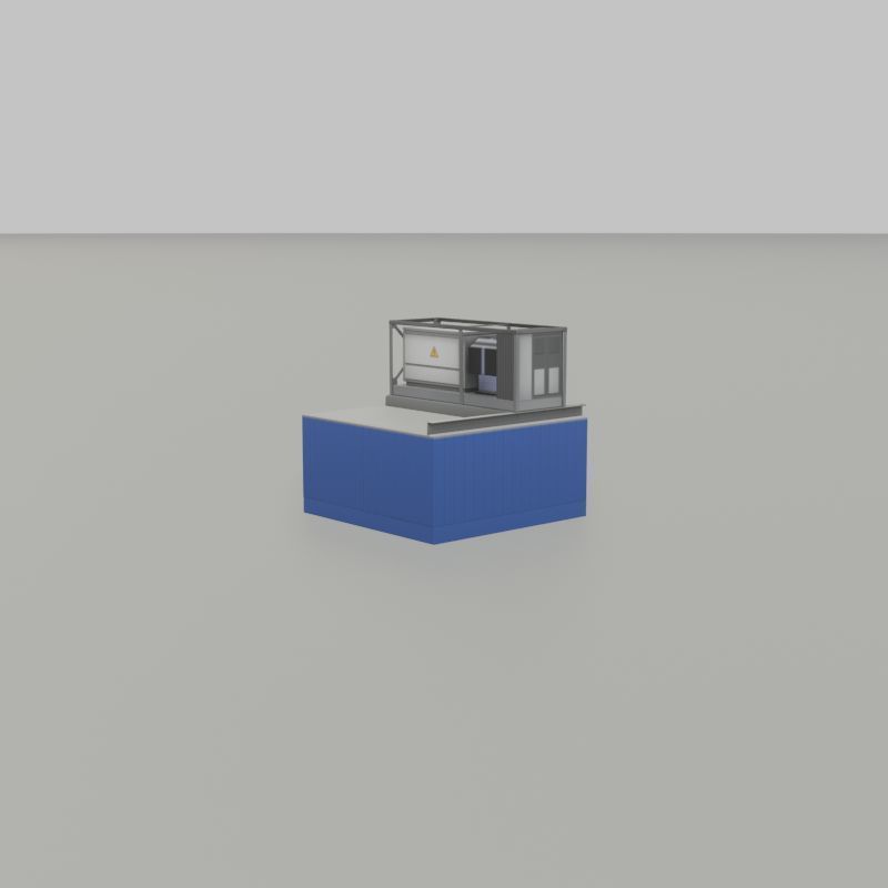 Power storage container 1 Low-poly 3D model_43
