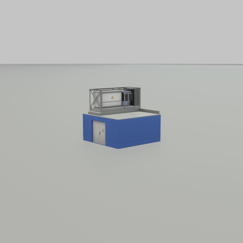 Power storage container 1 Low-poly 3D model_38