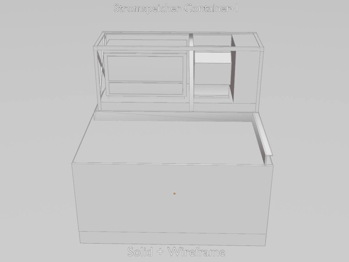 Power storage container 1 Low-poly 3D model_8