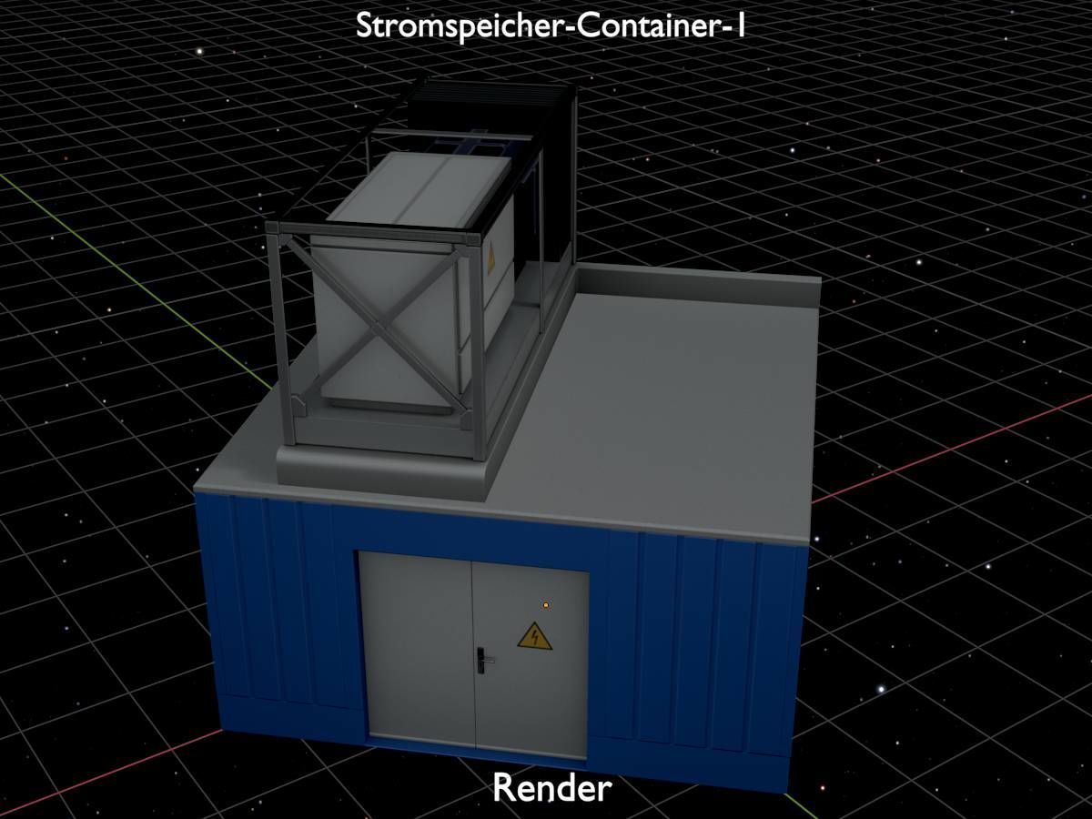 Power storage container 1 Low-poly 3D model_21