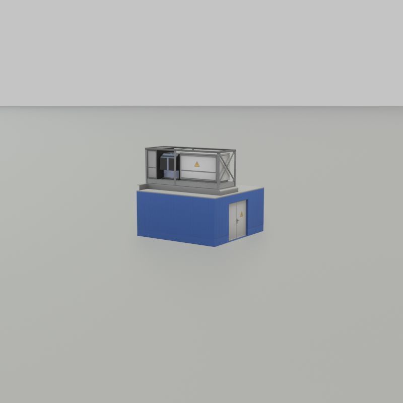 Power storage container 1 Low-poly 3D model_30