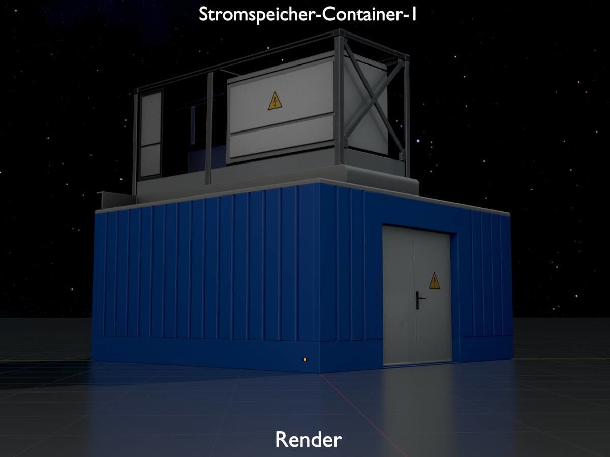 Power storage container 1 Low-poly 3D model_17