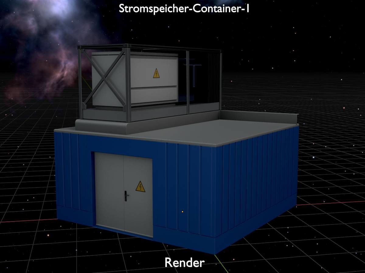 Power storage container 1 Low-poly 3D model_18