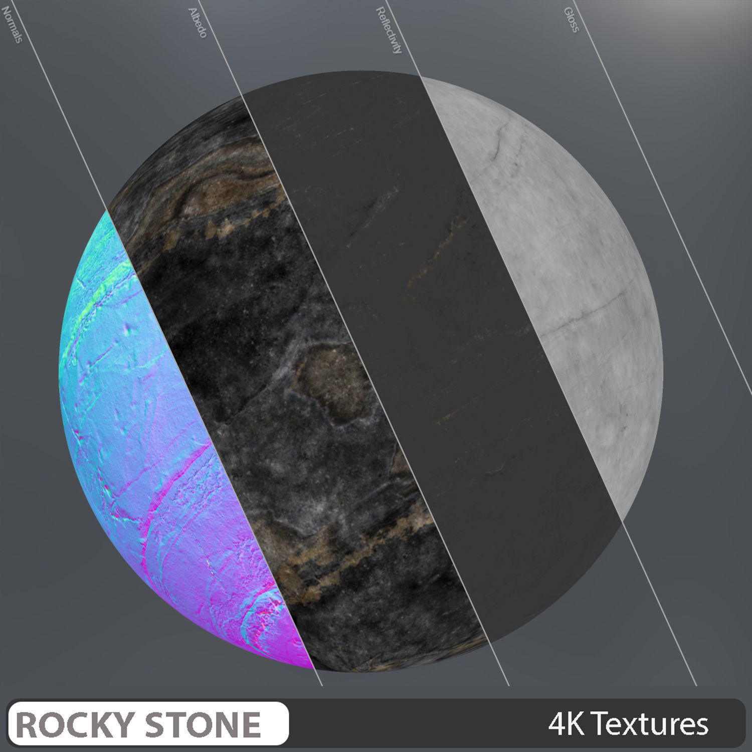 Rocky Stone Texture with SBSAR Texture_5