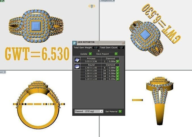 FASION RING 3D model