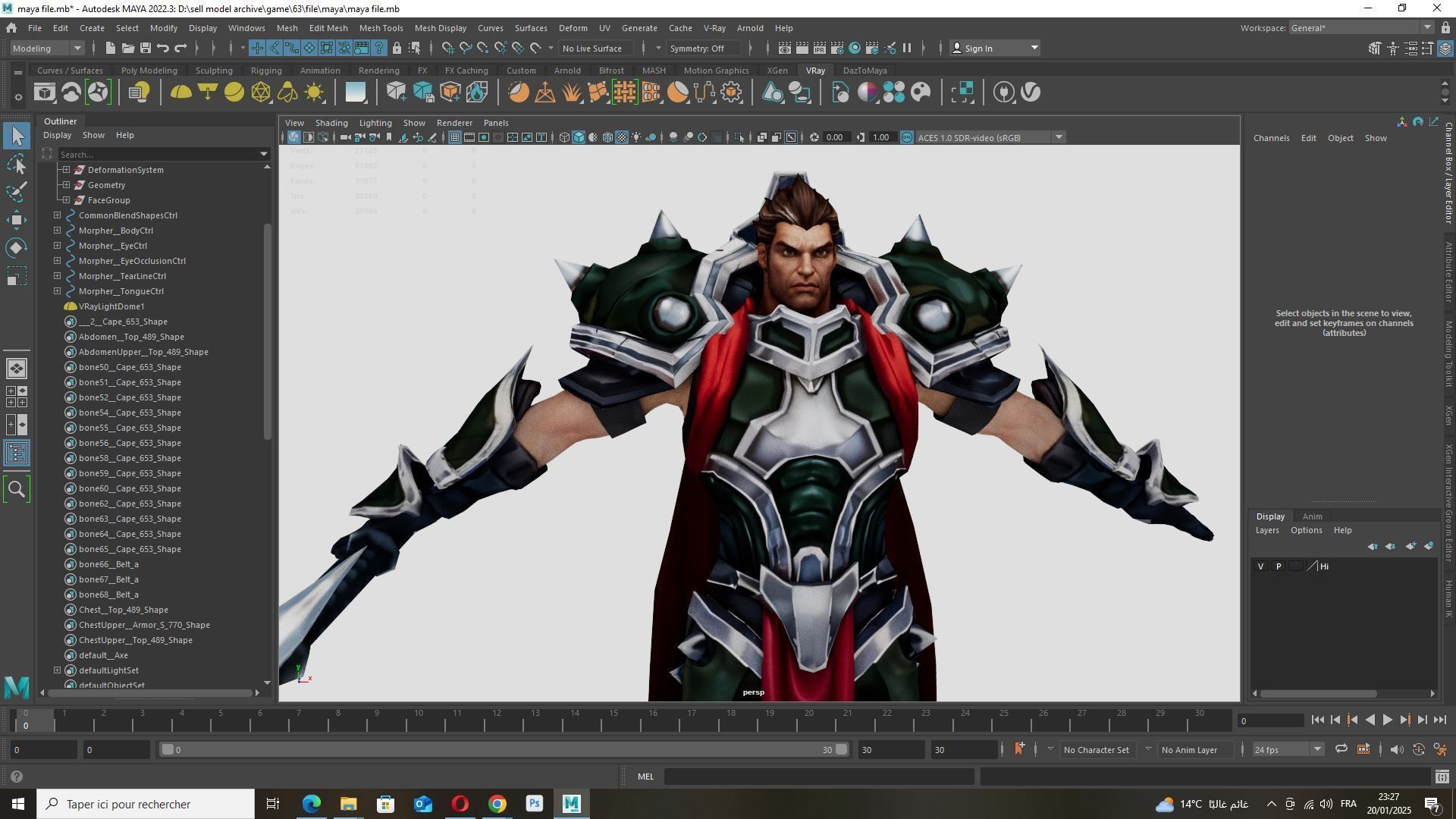 Darius-League of Legends Low-poly 3D model_15