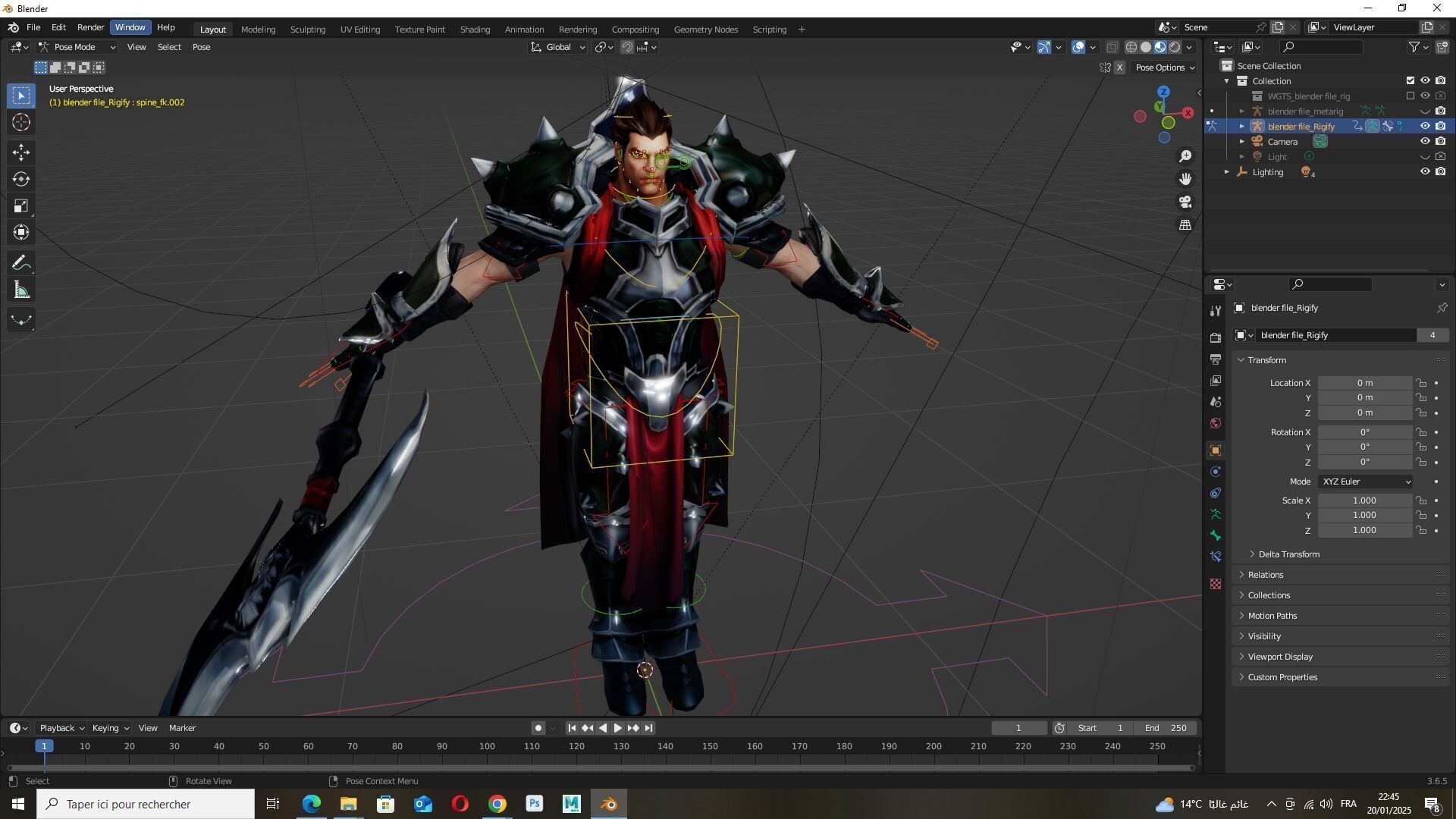 Darius-League of Legends Low-poly 3D model_10