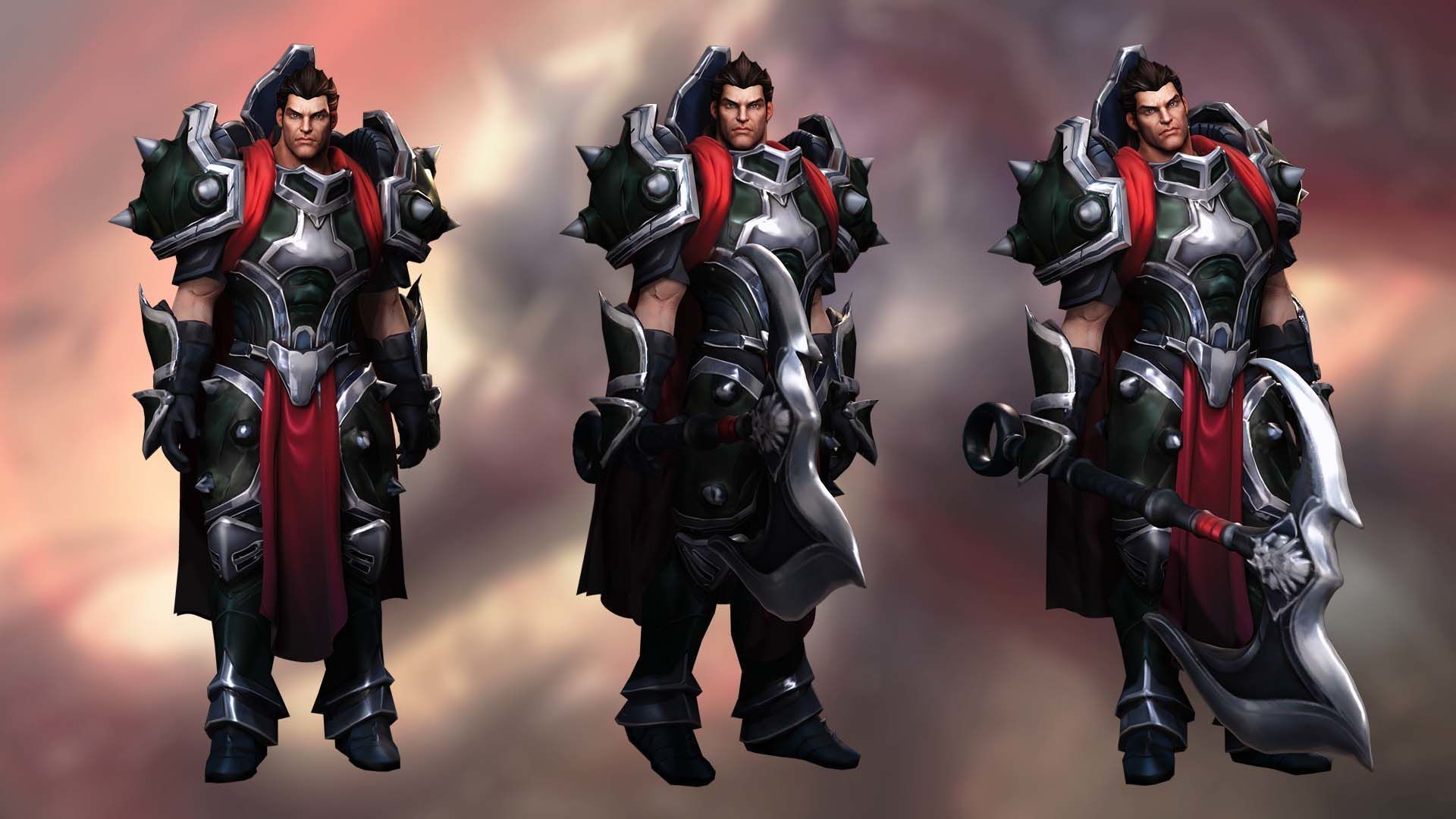 Darius-League of Legends Low-poly 3D model_3