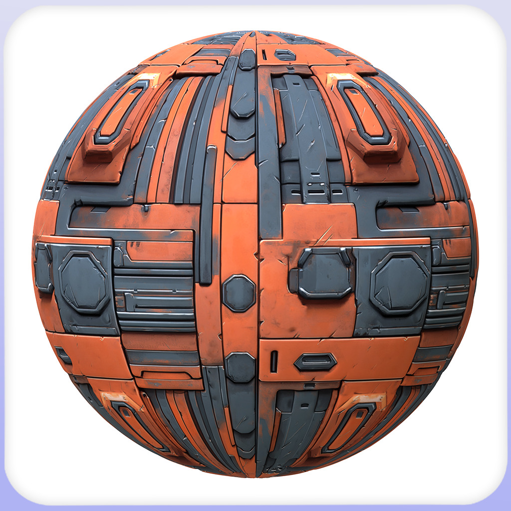 SciFi Seamless Texture Texture_3