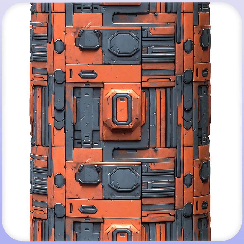 SciFi Seamless Texture Texture_2