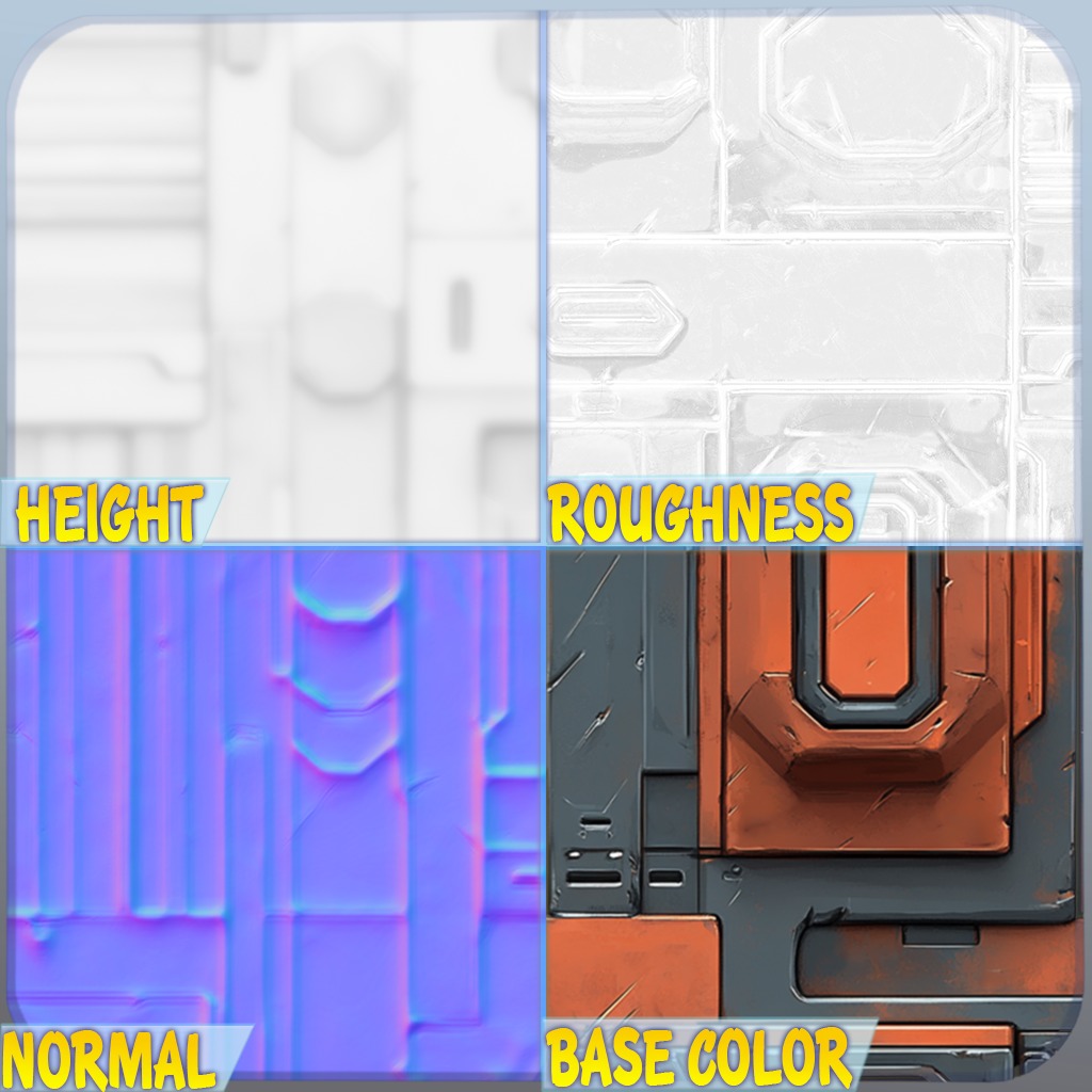 SciFi Seamless Texture Texture_1