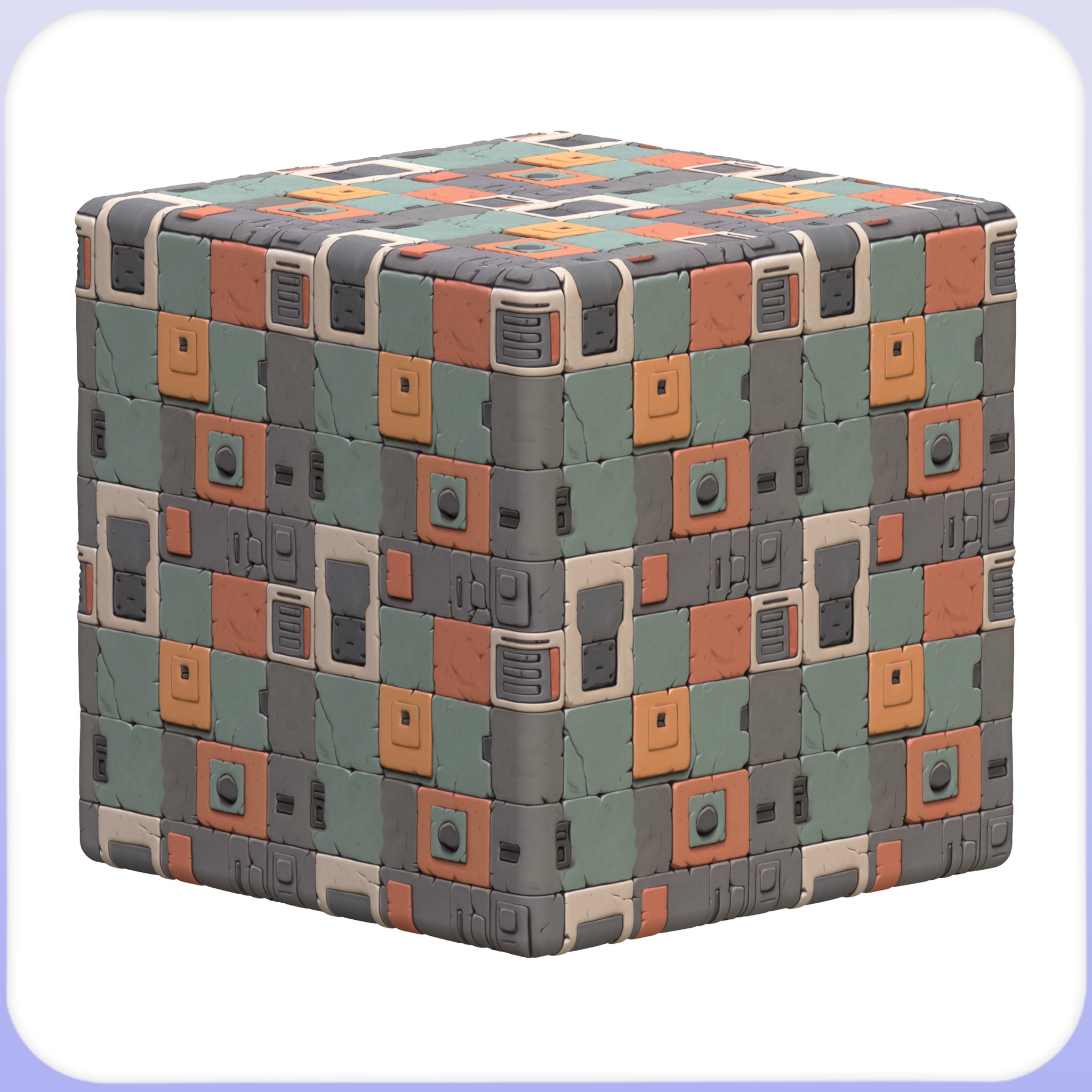 SciFi Seamless Texture Texture_6