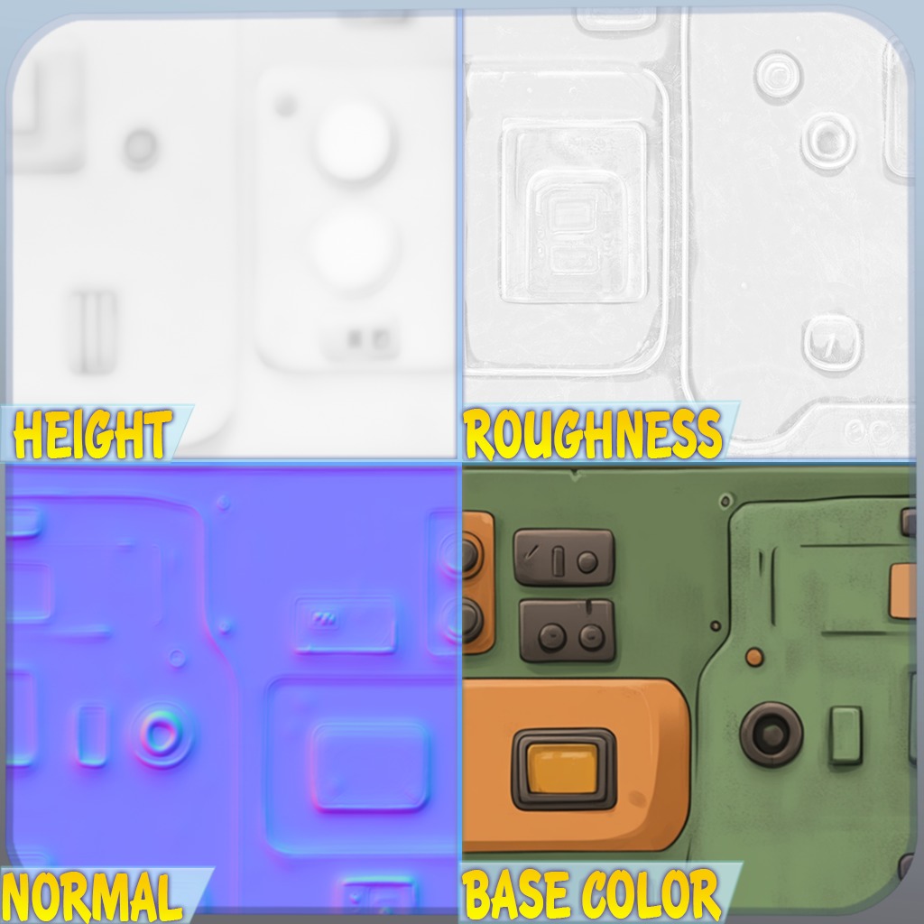 SciFi Seamless Texture Texture_1